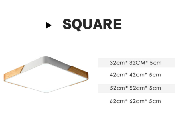 Modern LED Ceiling Light Surface Mount Flush Lamp Indoor Lighting Fixture Living Room Bedroom Kitchen Remote Control Dimmable