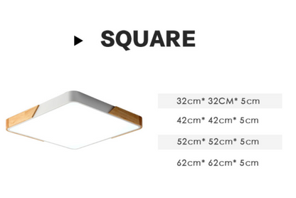 Modern LED Ceiling Light Surface Mount Flush Lamp Indoor Lighting Fixture Living Room Bedroom Kitchen Remote Control Dimmable