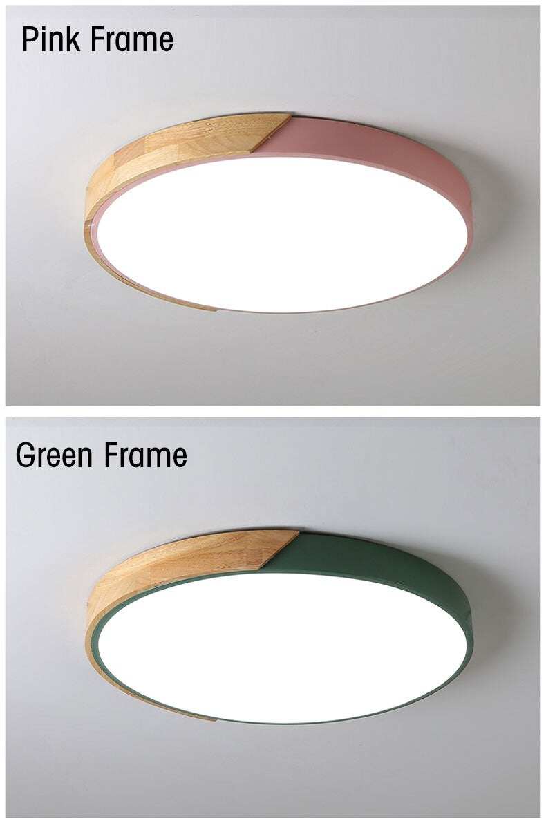 Modern LED Ceiling Light For Living Room Lighting Fixtures Bedroom Kitchen Surface Mount Ceiling Lamp White Black Gray