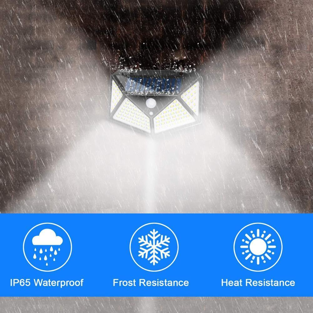 LED Solar Light Outdoor Solar Lamp With PIR Motion Sensor Solar Powered Waterproof Wall Light For Garden Yard Path Decoration