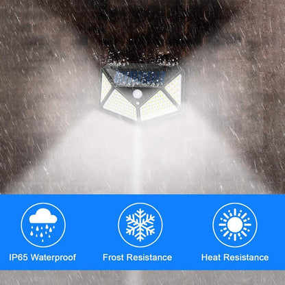 LED Solar Light Outdoor Solar Lamp With PIR Motion Sensor Solar Powered Waterproof Wall Light For Garden Yard Path Decoration