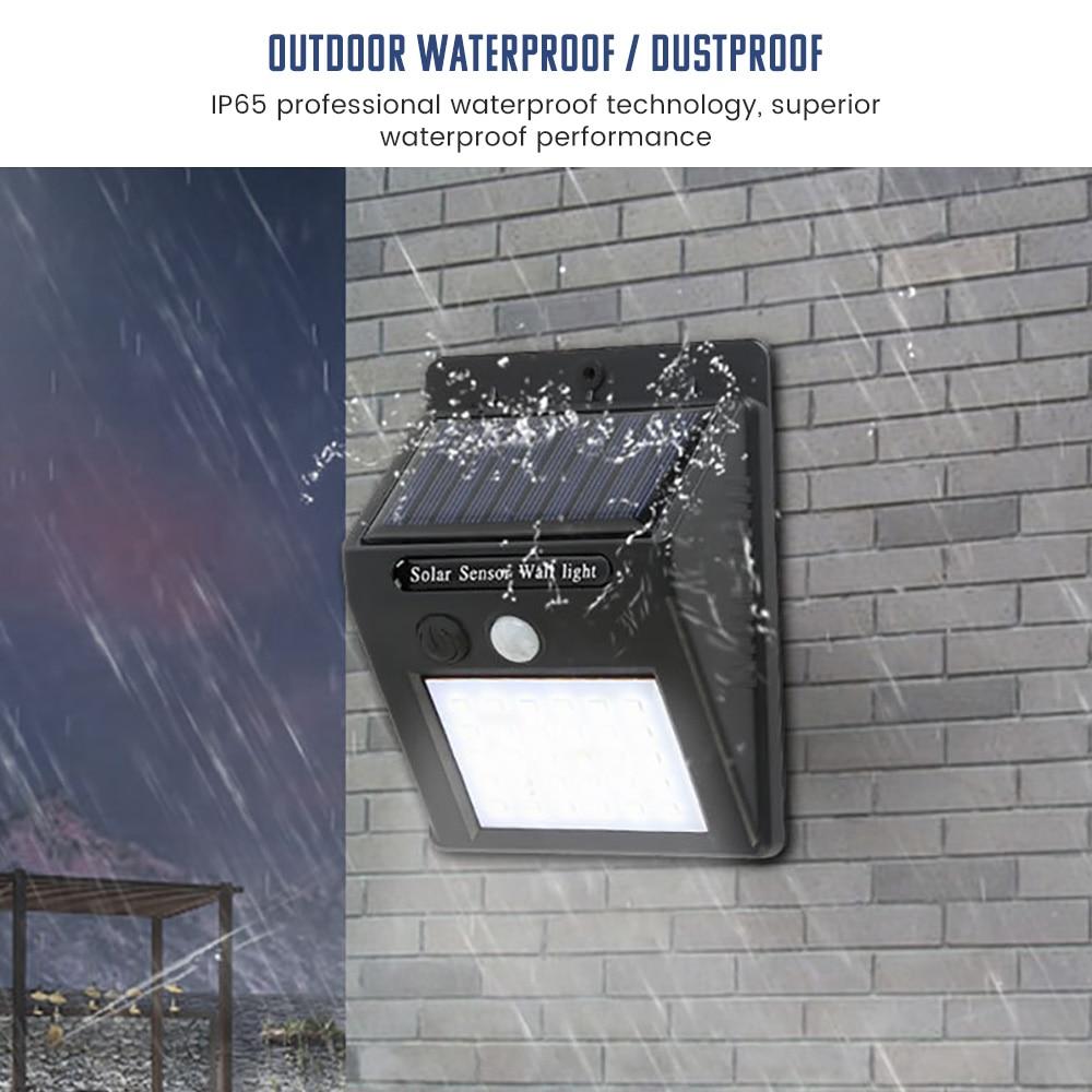 Outdoor Solar Ligh Solar Wall Lamp Waterproof PIR Motion Sensor Garden Light Solar Powered Sunlight Street Light