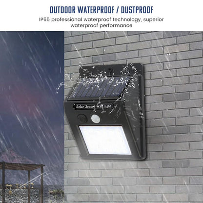 Outdoor Solar Ligh Solar Wall Lamp Waterproof PIR Motion Sensor Garden Light Solar Powered Sunlight Street Light