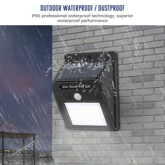 Outdoor Solar Ligh Solar Wall Lamp Waterproof PIR Motion Sensor Garden Light Solar Powered Sunlight Street Light