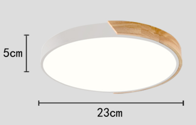 Nordic Wood led Ceiling Lights Modern Colorful Bedroom Ceiling Lamps Round thin plafondlamp Lighting lamparas de techo 30cm 40cm