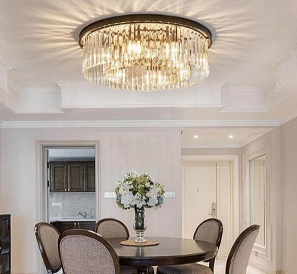 Modern Crystal Pendant Lights Industrial Retro Home Lamp For Living Room Kids Bedroom Dining Table LED Pendant Light Rectangle