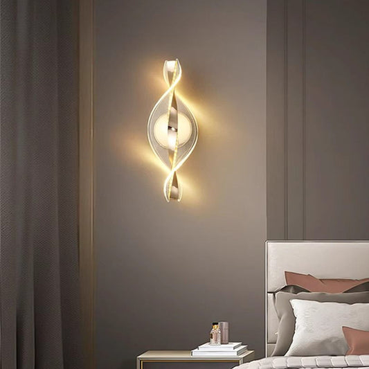Nordic LED Wall Lamp  Living Room  Indoor Lighting Originality Lamps Modern LED Acrylic Bedside Wall Light
