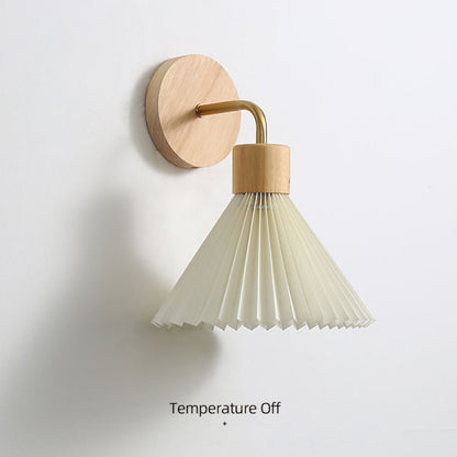 Nordic LED Wall Lamp Modern Wood Wall Light Indoor Lighting Room Decor Sconces For Bedside Bedroom Living Room E27 Bulb
