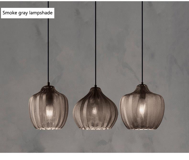 Glass Pendant Lights Restaurant Hanging Lamp Kitchen Island Dining Table Bedroom Bedside Lamp