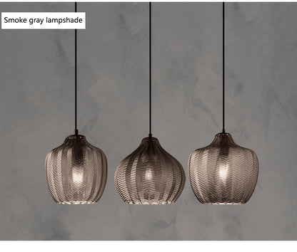Glass Pendant Lights Restaurant Hanging Lamp Kitchen Island Dining Table Bedroom Bedside Lamp