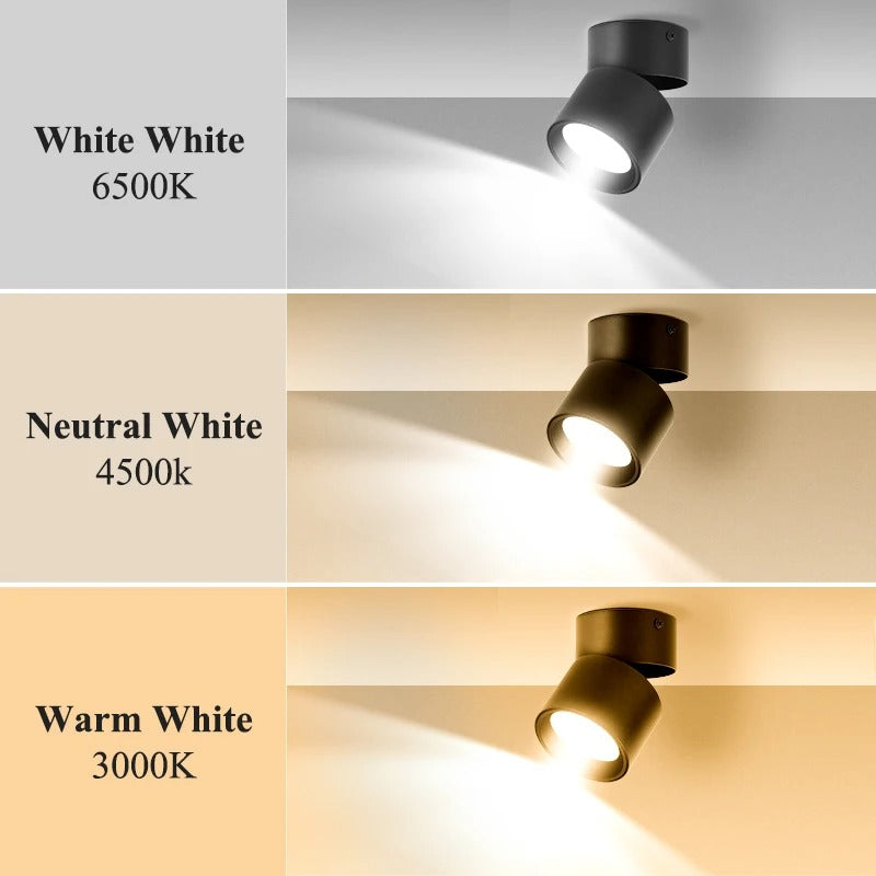 LED Downlight 3 Colour Change Home-Appliance Spotlight Indoor Ceiling Lamps Room Lustre Lights Led Spot