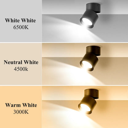 LED Downlight 3 Colour Change Home-Appliance Spotlight Indoor Ceiling Lamps Room Lustre Lights Led Spot