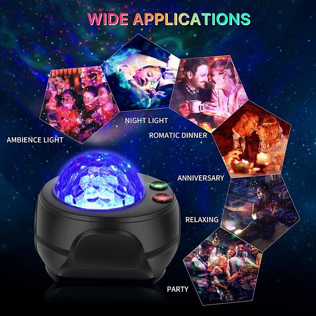 Star Projector RegeMoudal Night Light Projector with LED Nebula Cloud Galaxy Starry Projector Light Build-in Bluetooth Stereo Music Speaker for Kids Adults Bedroom/Party/Birthday Gifts/Home Theatre