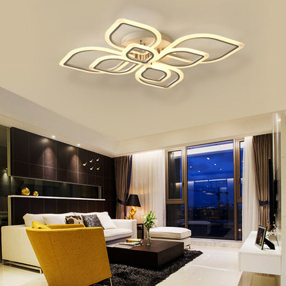 LED Ceiling Light Lustre For Living Room Kitchen Bedroom Dining Room Ring Chandelier Light Fixture Remote Control APP Dec