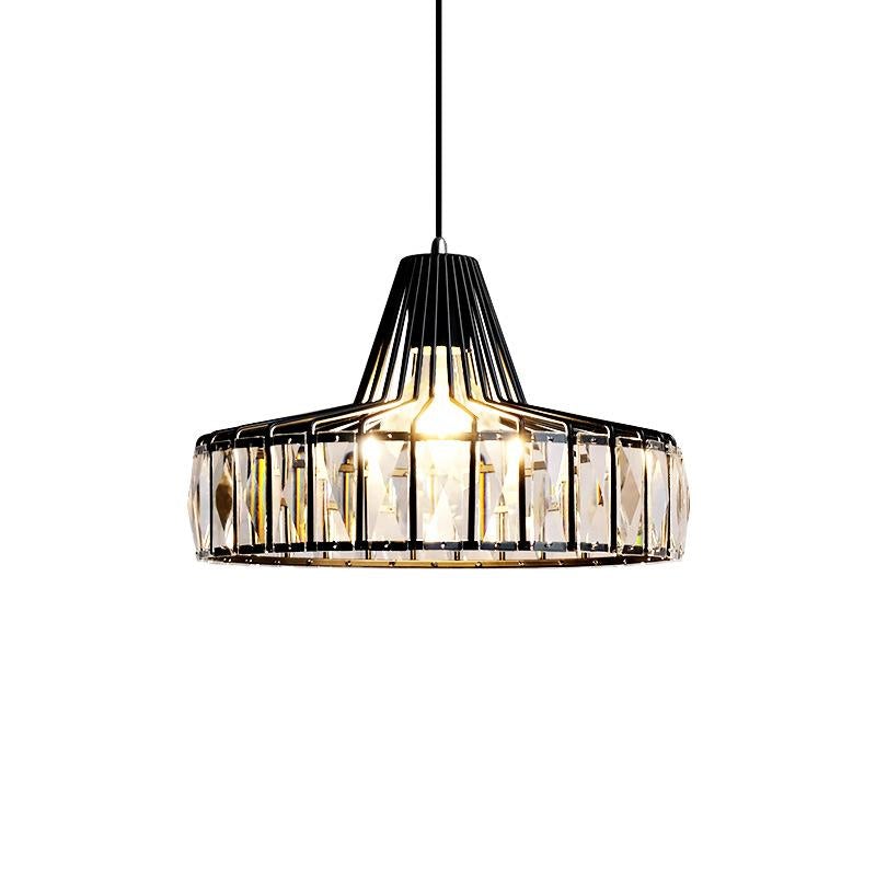 Nordic Modern Simple Corridor Crystal Balcony Staircase Chandelier Restaurant Lighting