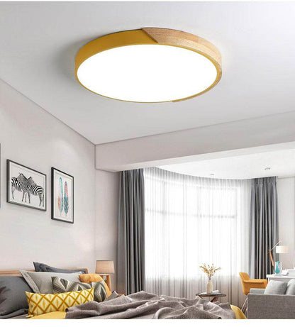 Modern LED Ceiling Light For Living Room Lighting Fixtures Bedroom Kitchen Surface Mount Ceiling Lamp White Black Gray