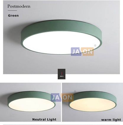 LED Modern Acryl Alloy Round 5cm Super Thin LED Lamp.LED Light.Ceiling Lights.LED Ceiling Light.Ceiling Lamp For Foyer Bedroom