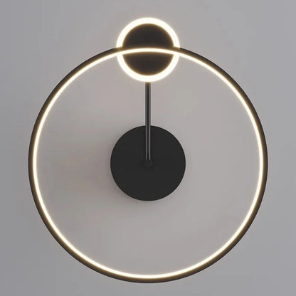 New Design  LED Ceiling Lamp Intelligent Remote Control Living Dining Bedroom Circular Chandelier Corridor Indoor Lighting Decor