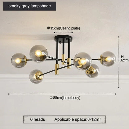Copper Pendant Light Living Room Brass Pendant Lamps Dining Room Kitchen Fixture Modern Pendant Lights Bedroom Copper Lighting