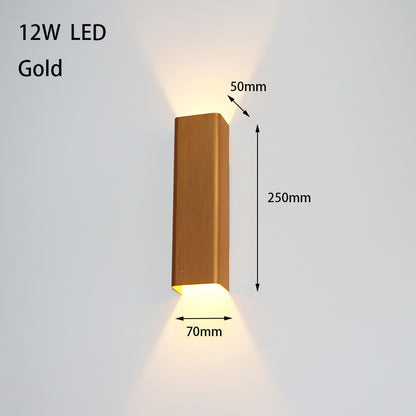 12W 18W LED Indoor Wall Lamp Modern Aluminum Home Lighting Sconces Bedroom Living Room Aisle Corridor Decoration LED Wall Light