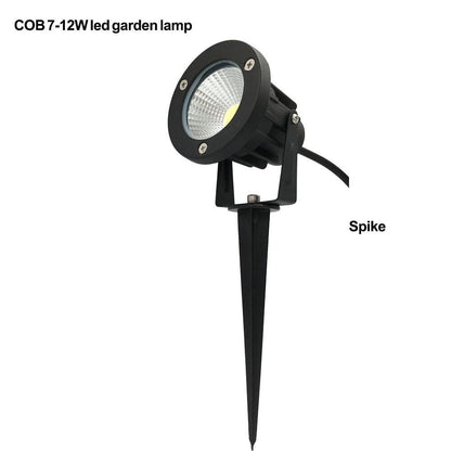 220V 110V Outdoor Lighting LED Lawn Lamp Landscape Lights Waterproof 3W 5W 7W 9W IP65 Spike COB Light For Garden Spot Bulbs