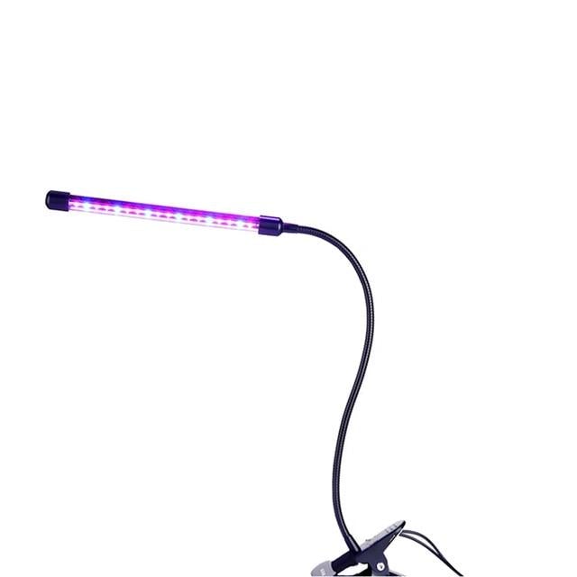 4 Heads LED Grow Light Full Spectrum Phyto Lamp USB Clip-on Grow Lamp for Plants Indoor Seedlings Flower Grow Tent Box Fitolamp