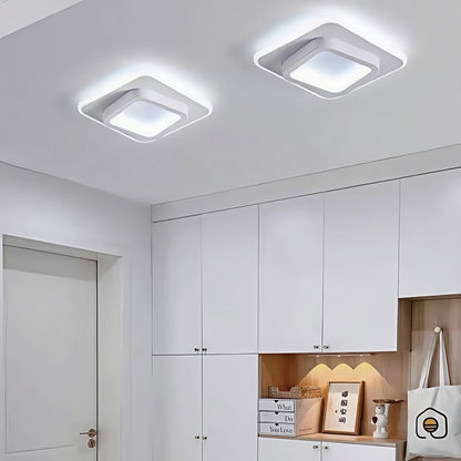 Nordic Creative LED Ceiling Light Modern Simple White Aisle Light Living Room Restaurant Bedroom Luxury Decor Lighting