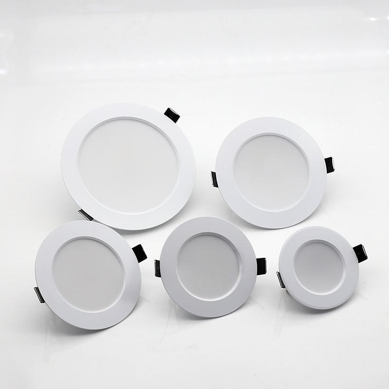 10PCS/lot Waterproof LED Downlight spot led Lamp 18W 15W 12W 9W 7W downlight Round Recessed Spot Light