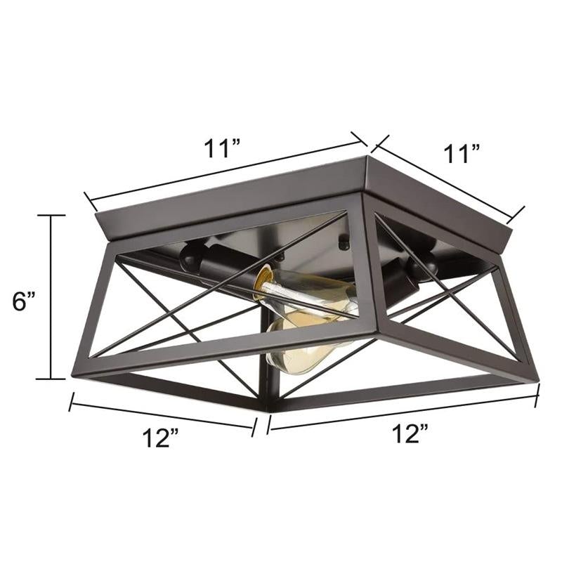 American Retro Industrial Wind Corridor Restaurant Ceiling Lamp