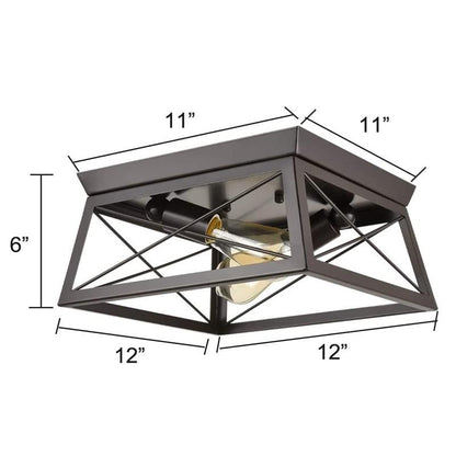American Retro Industrial Wind Corridor Restaurant Ceiling Lamp