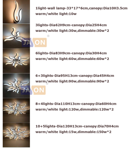 LED Modern Iron Acrylic Fire LED Lamp.LED Light.Ceiling Lights.LED Ceiling Light.Ceiling Lamp For Foyer Bedroom