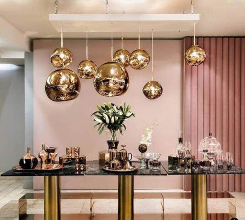 Modern Novelty Art Deco Glass Pendant Light LED E27 With 3 Colors For Living Room Bedroom Restaurant Kitchen Cafe Hotel Office