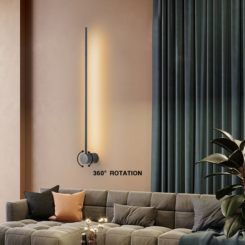360 Degree Rotation LED Wall Lights Interior Wall Lamps Living Room Bedroom Indoor Wall
