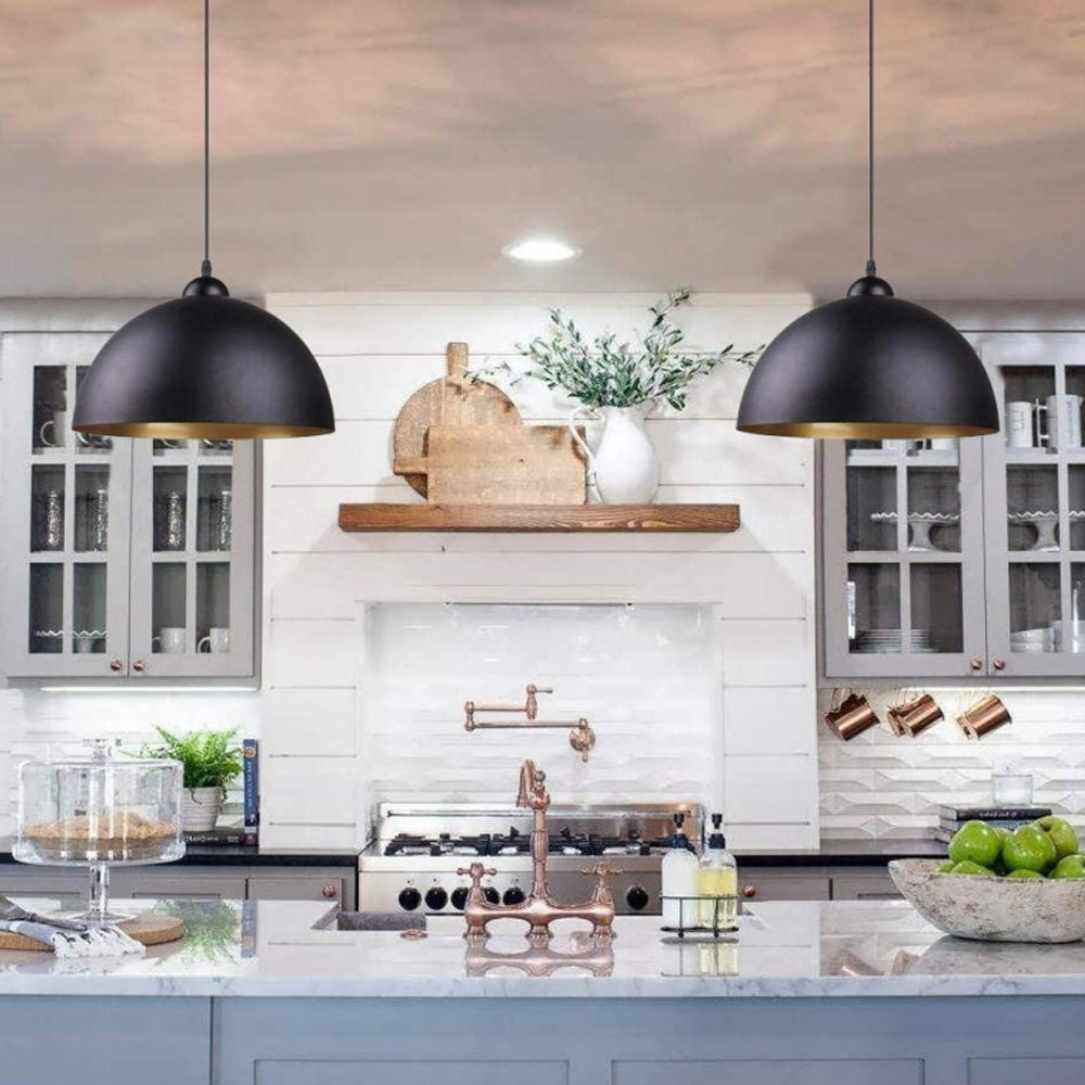 Retro Loft Metal Pendant Light American Vintage Hanging Lamps Industrial Light Kitchen Restaurant Living Room Ceiling Chandelier