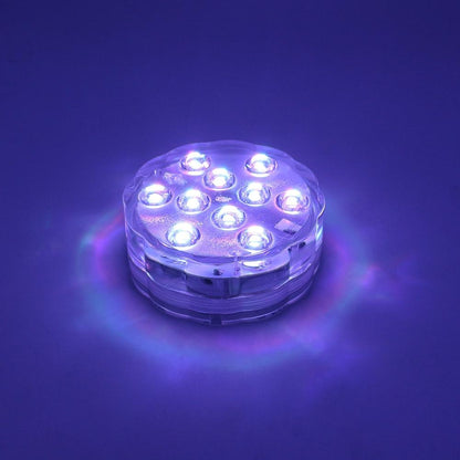 4PC Underwater lamp IP68 Waterproof Multi Color Battery Operated Remote Control Wireless 10-LED lights for Hot Tub,Pond,Pool