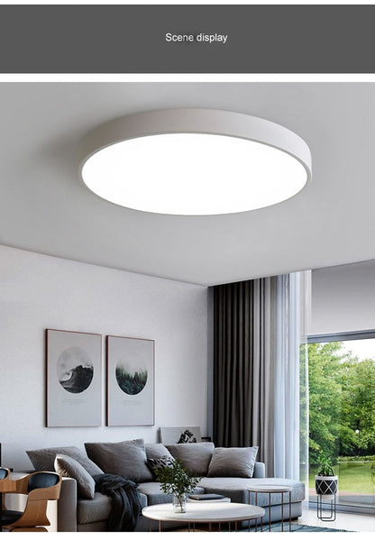 ltra-thin LED Ceiling Lamp Living Room Lighting Remote Control Simple Modern Bedroom Lamp Restaurant Home Balcony Lighting