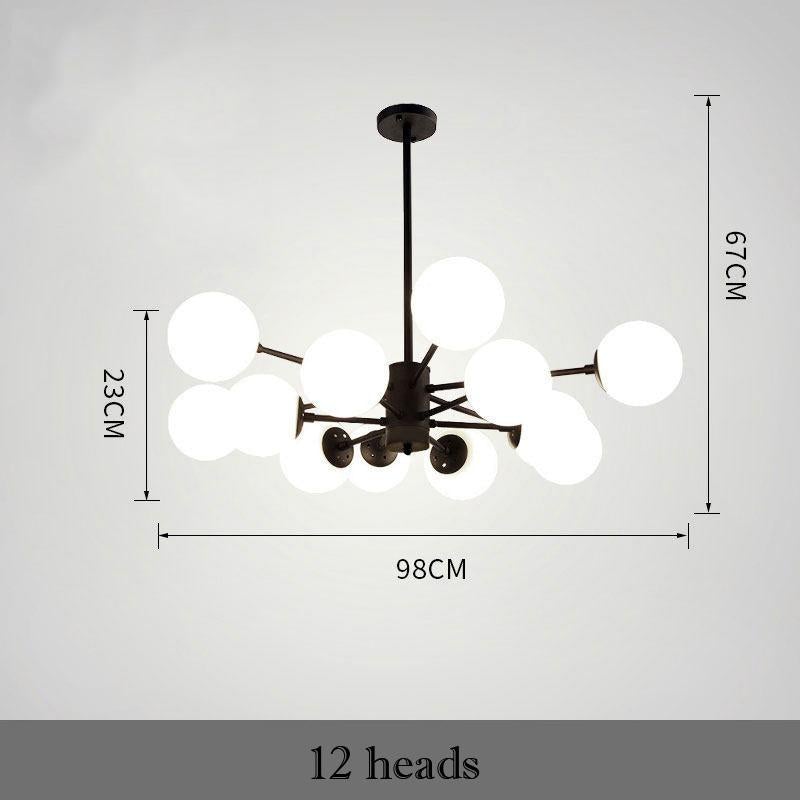 Nordic Living Room Chandelier Light Luxury Lamps