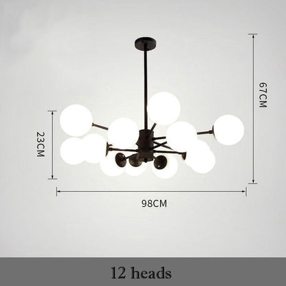 Nordic Living Room Chandelier Light Luxury Lamps