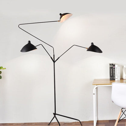 Designer Tripod Floor Lamp Nordic Adjustable Spider arm Stand light Loft Industrial Living Room bedroom decor indoor lighting