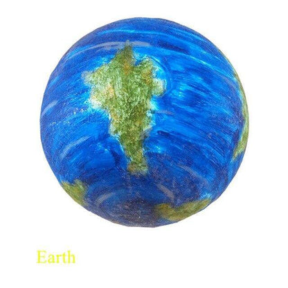 Modern Designer Creative Universe Resin Pendant Light Theme Park Child Room Living Room Hall Starry Moon Ball Pendant Lamp