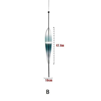 Nordic Art Venice Flow Lake Gradual Glass Chandelier Blue Chromatography Italian Design Lustre Avize Modern Salon