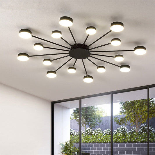 Europe Luxury LED Ceiling Lamp Gold Indoor Lighting Vintage Shop Study Modern Living Room Bedroom Restaurant Bar Light Fixture