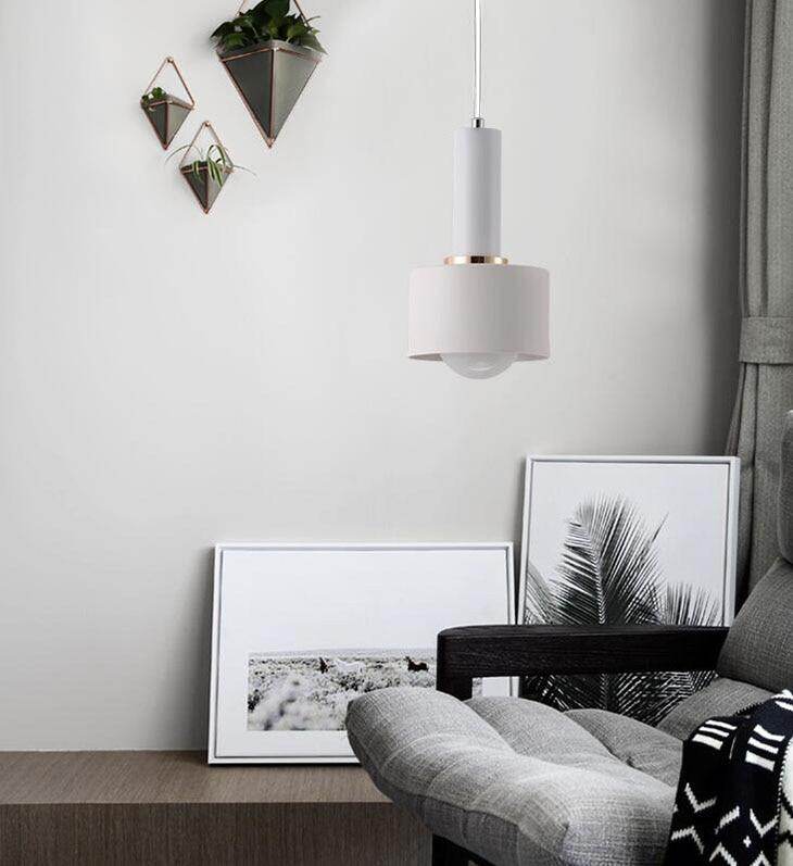 Nordic Macarons pendant lights Modern bedroom bedside dining room Pendant lamp Bar/cafe individual creative lighting fixtures