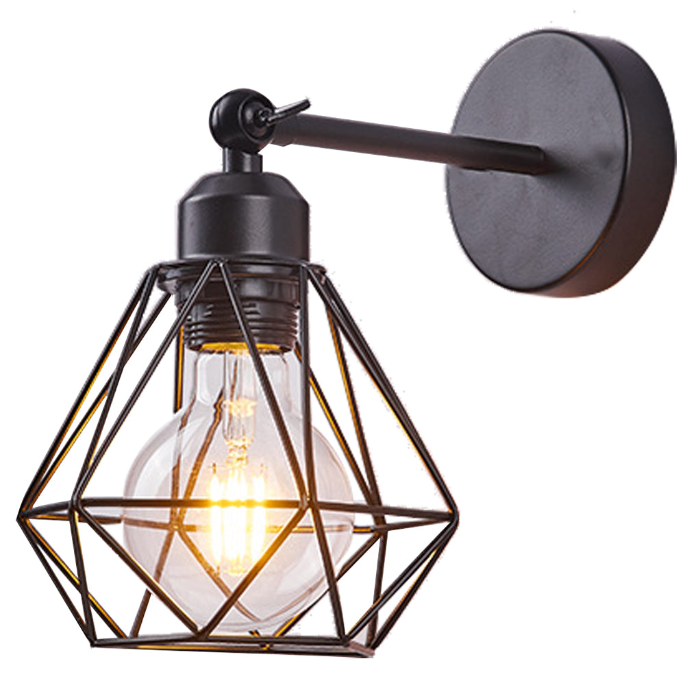 Vintage Industrial Wall Light Shade Ceiling Lamp Retro Loft Wall Sconce Cafe Bar lamp E27