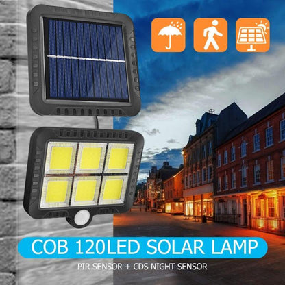 120LED Solar Motion Sensor Wall Light Outdoor Waterproof Garden Lamp Solar Lamp Street Lamp Garden Decoration Dropshipping