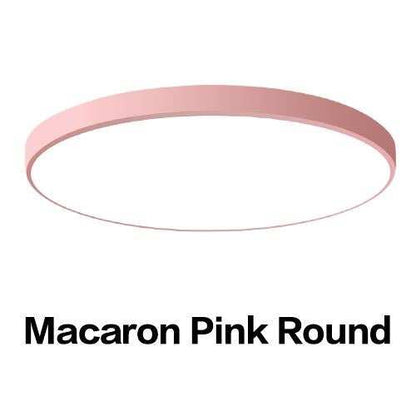 Ultra-Thin 5CM LED Modern Simple Ceiling Light Round Square Lamp For Living Room