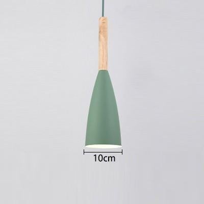 Wood Pendant Lights E27 LED Modern Hanglamp Nordic Lamp Living Room Restaurants Kitchen Dining Bar Droplight