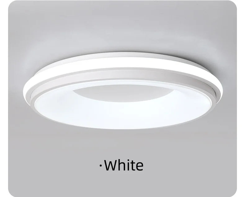 Macaron LED Ceiling Light Modern Simple Circular Remote Dimming Light Interior Decor Light