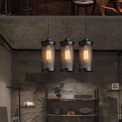 E27 Industrial Cage Ceiling Pendant Light Wire Cage Loft Pendant Lamp Shade Small Hanging Lighting
