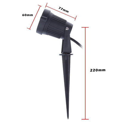 220V 110V Outdoor Lighting LED Lawn Lamp Landscape Lights Waterproof 3W 5W 7W 9W IP65 Spike COB Light For Garden Spot Bulbs